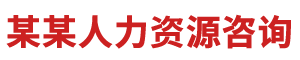 某某人力资源咨询公司 - Logo